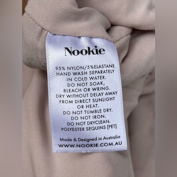 NOOKIE Smoulder Midi In Gold dress size XS - Picture 13 of 16